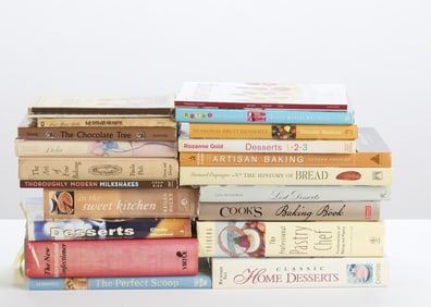Group of Dessert & Baking Cookbooks