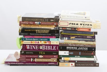 Group of Alcohol & Beverage Cookbooks
