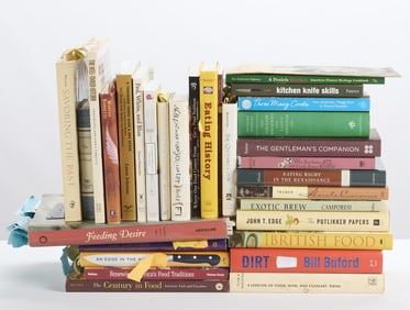Group of Food & Cooking History Books