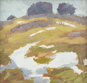 Cameron Booth "Snow Patches" Painting ca. 1920