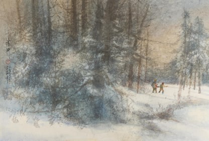 Cheng-Khee Chee Winter Watercolor Painting