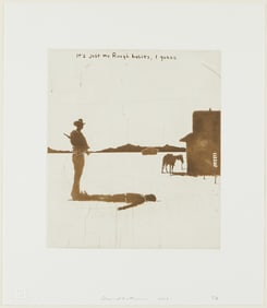 David Rathman "It's Just my Rough Habits" Print