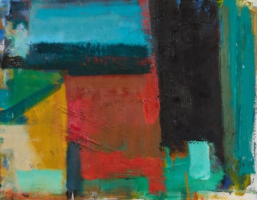 David Rich "Small Landscape" Abstract Painting