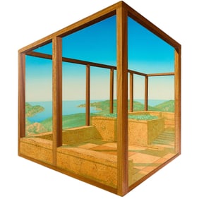 Ken Moylan "Isle of Portunus" 3D Artwork 1990