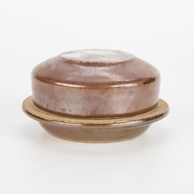 Warren MacKenzie Covered Ceramic Dish - Marked