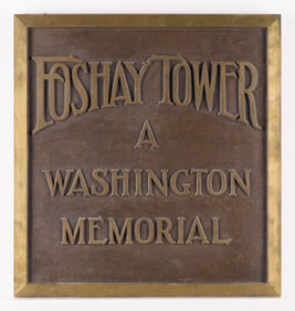 Original Foshay Tower Bronze Plaque