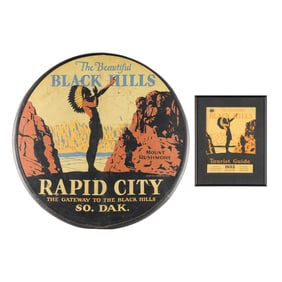 1930s Black Hills Tire Cover & Poster Adverts