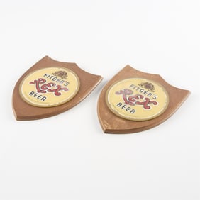 Pair Fitger's Brewing Co. Rex Beer Tavern Plaques