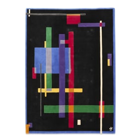 DellaRobbia "Parallels Colorway #1" Rug 7'10"x5'7"