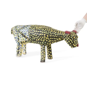 Homer Green Big Cat Folk Art Sculpture