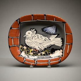 Pablo Picasso "Colombe a la Lucarne" Ceramic 1949