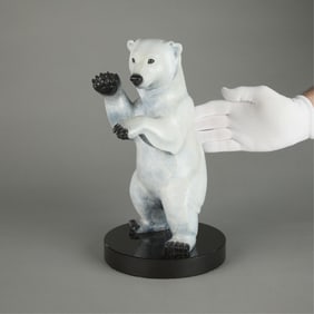 Mary Regat "Taku" Polar Bear Bronze Sculpture