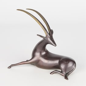 Loet Vanderveen Reclining "Oryx" Bronze 160/750