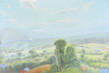 Gregory Crane Landscape Oil Painting 1981