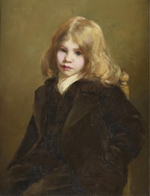 Anne Louise Gregory Ritter Portrait Painting 1896