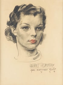 James M. Flagg "Harriet Roseberry" Portrait 1934
