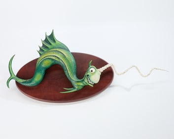 Dr. Seuss "Gimlet Fish" Wall Mount Sculpture