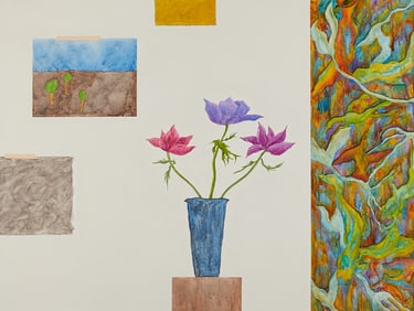 Ed Baynard "The Land" Painting 2008