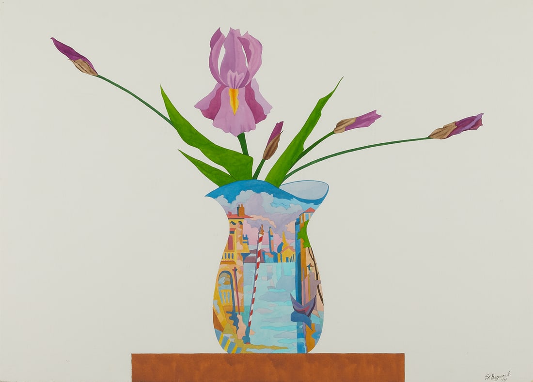 Ed Baynard "Venice" Watercolor 1999 (1 of 6)