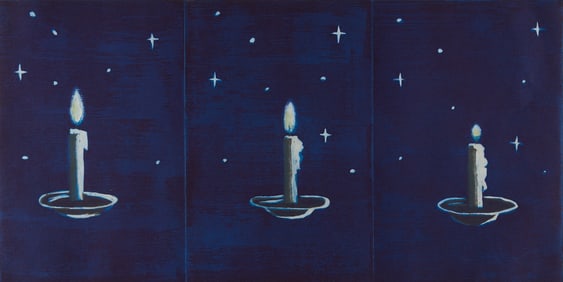 Richard Bosman "Night Light" Etching on Paper