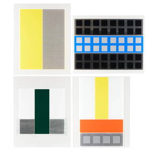 4 Jesus Soto "Jai-Alai" Screenprints 1969