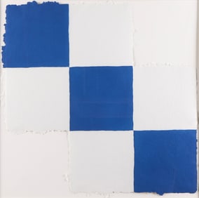 Mary Heilmann "House" Etching Pace Editions 1990