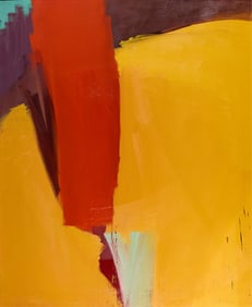 Rebecca Martin Abstract Painting 1976