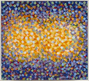 Rudy Beerens "Watch Out Pointillism" Painting
