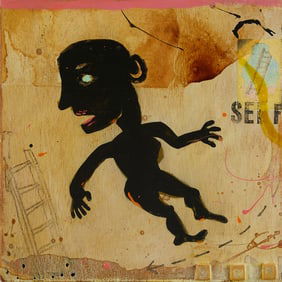 John Nelson "Trip" Mixed Media Painting