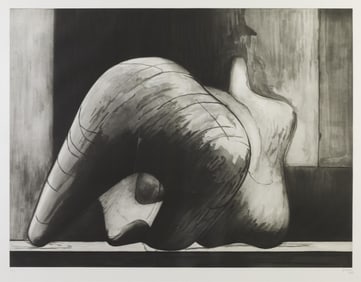 Henry Moore "Stone Reclining Figure..." Print 1980