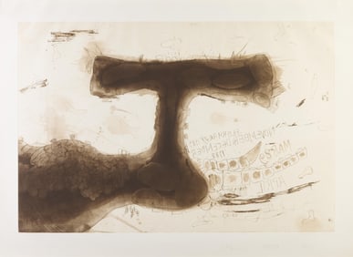 Large Carroll Dunham "Untitled (Months)" Intaglio