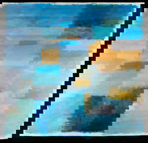 Patrick Bradley Untitled Acrylic Painting 1987
