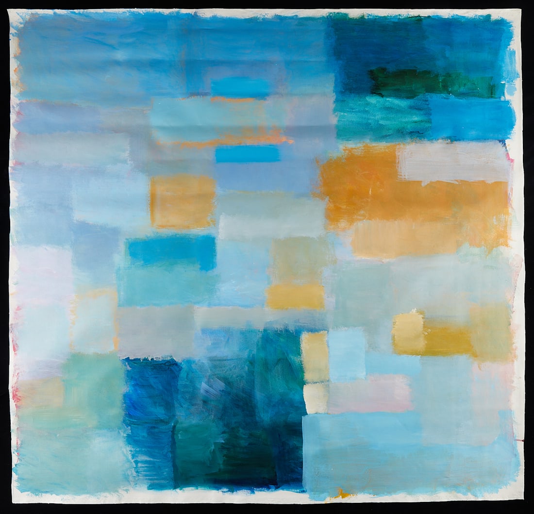 Patrick Bradley Untitled Acrylic Painting 1987 (1 of 5)