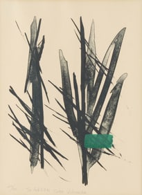 Toko Shinoda "To Green" Lithograph