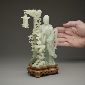 Extremely Fine Republic Period Chinese Jade Lohan