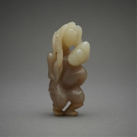 Chinese Carved Jade of Two Figures