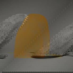 Chinese Ming Dynasty Hair Ornament: Chinese Ming Dynasty hair ornament in a domed form intended to cover a top knot. With a jade hair pin. Excellently constructed of a fine wire mesh. For a similar example, see the hair ornament in the