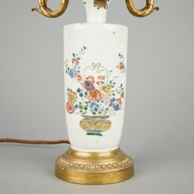 18th c. Chinese Porcelain Vase as Lamp