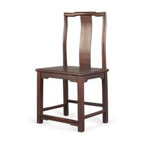 20th c. Chinese Hardwood Side Chair