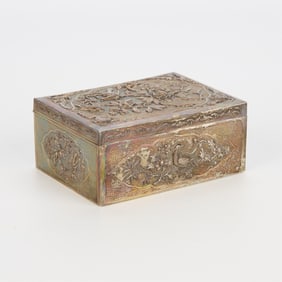 Fine 19th c. Chinese Export Silver Box