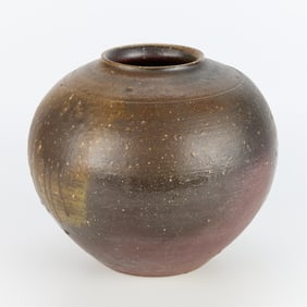 Japanese Shigaraki Kiln Bizen Ceramic Vase