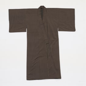 20th c. Japanese Hitoe Summer Kimono Robe