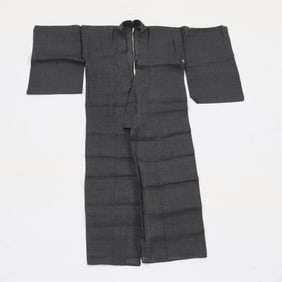 Early 20th c. Japanese Hitoe Summer Kimono Robe