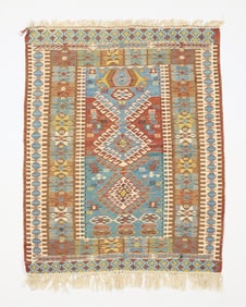 Caucasian Wool Kuba Kiliim Rug 5'7" x 4'1"
