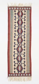 Persian or Turkish Kilim Wool Runner Rug 8' x 2'6"