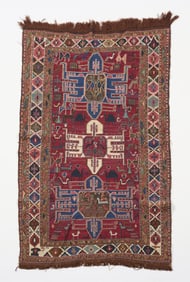 Persian Wool Shiraz Pictorial Rug 5' x 3'2"