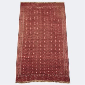 Yomud Verneh Turkish Red Rug 12'8" x 7'3"