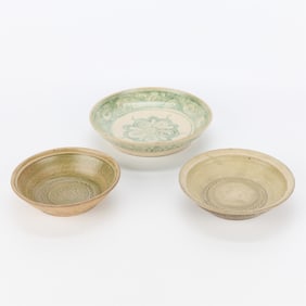 3 Burma/Myanmar Ceramic Dishes