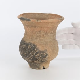 Thai Ban Chiang Ceramic Incised Storage Jar