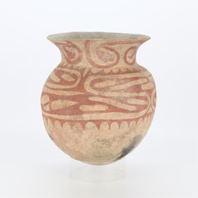 Thai Ban Chiang Ceramic Storage Pot